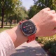 Laikrodžio dirželis Tech-Protect Silicone Air, skirtas Samsung Galaxy Watch Ultra 47mm, raudonas