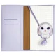 Nimmy Big Eyed Pet 2.0 Rabbit užrašų knygelės ir tušinuko rinkinys, violetinis