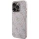 Guess dėklas iPhone 14 Pro Max telefonui 4G Collection MagSafe, rožinis