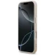 Karl Lagerfeld dėklas iPhone 17 su Choupette Pin MagSafe, rožinis