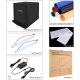 Fotostudijos palapinė Puluz PU5040EU 40cm, LED 2400 lm