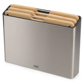 Joseph Joseph Folio Bamboo 3 bambukinių pjaustymo lentelių rinkinys