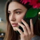 3mk Smoke MagCase dėklas iPhone 16 Pro su MagSafe, permatomas žalias