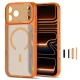 Tech-Protect MagPrime MagSafe CC dėklas iPhone 18 Pro Max / 17 Pro Max, Matte Orange