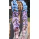 Soulima sintetiniai plaukai kasoms, ombre su blizgučiais, 60 cm