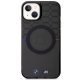 BMW dėklas Pattern MagSafe skirtas iPhone 14 Plus / 15 Plus, pilkas