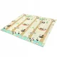 4Fizjo Pandy i Indianie Foldable Educational Play Mat for Kids, 200 x 180 cm