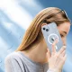 Dėklas Tech-Protect FlexAir Hybrid MagSafe, iPhone 13 / 14, skaidrus su blizgučiais