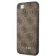Dėklas Guess 4G Metal Gold Logo skirtas iPhone SE 2022 / 2020 / 7 / 8, rudas