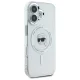 Karl Lagerfeld dėklas iPhone 16 Plus telefonui IML Metal Karl Head MagSafe, baltas
