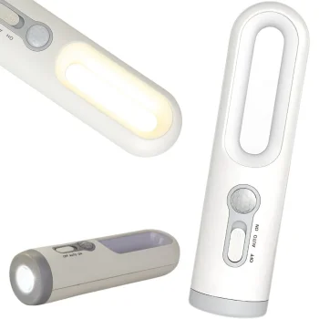 Belaidė LED naktinė lemputė su judesio jutikliu ir žibintuvėlio funkcija, USB