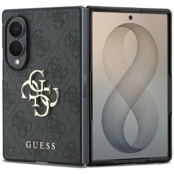 Guess Big 4G Logo dėklas Samsung Galaxy Z Fold 8, juodas