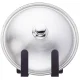 Wall-Mounted Holder for Pot Lids and Cutting Boards, Metal, 2 Pcs, Black