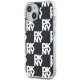 DKNY IML Checkered Mono Pattern dėklas iPhone 15 Plus / 14 Plus, juodas
