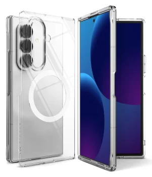 Ringke Slim Magnetic dėklas skirtas Samsung Galaxy Z Fold 8, skaidrus