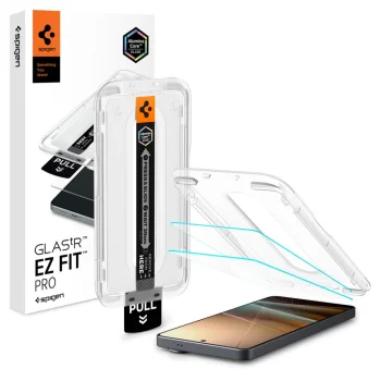Apsauginis stiklas Spigen Glas.tR EZ Fit Pro, Samsung Galaxy S26 Ultra, 2 vnt.
