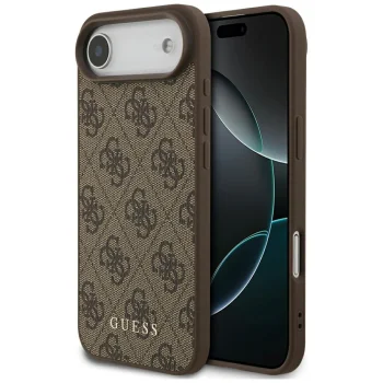 Guess dėklas iPhone 17 Air telefonui 4G Classic, rudas