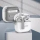 Dėklas „Tech-Protect Slim Hook“, skirtas „AirPods 4“, baltas