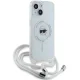 Karl Lagerfeld dėklas iPhone 15 / 14 / 13 Crossbody IML Karl Head MagSafe, skaidrus