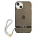 Guess Translucent Strap dėklas Apple iPhone 13 mini, juodas