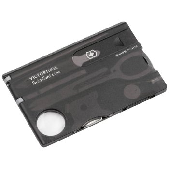 Daugiafunkcis įrankis-kortelė Victorinox SwissCard Lite 0.73 33.T3, juodas
