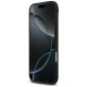 Mercedes Leather Laurel Leaves Stripes MagSafe dėklas telefonui iPhone 17 Air, juodas