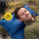 Savaime prisipučiantis kilimėlis Mountain Goat su pagalve, tamsiai mėlynas