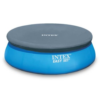 Intex 28021 Pool Cover Easy Set 305 cm, Dark Blue
