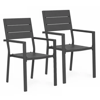 Multigarden Garden Chair Set, 2 pcs, Grey