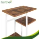 Gardlov metalinis 7 aukštų stovas gėlėms (120 cm), baltas/medžio
