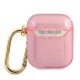 Guess GUA2UCG4GP Glitter Collection AirPods 1/2 dėklas, Rožinė