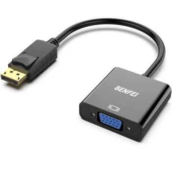 Benfei DisplayPort į VGA adapteris 1080P vienkryptis, juodas