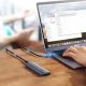 Ugreen CM400 M.2 NVMe SSD dėklas USB 3.2 Gen 2 (10 Gbps) su 0.5m USB-C laidu, pilkas