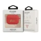 Guess AirPods Pro dėklas Charm Heart Collection, raudonas