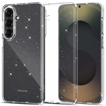 Tech-Protect FlexAir Case for Samsung Galaxy S26+ - Clear Glitter