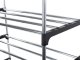 Shoe Rack, 5 Tiers, for 15 Pairs, Silver