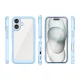 Outer Space Case telefono dėklas su geliniu rėmeliu iPhone 16, mėlynas