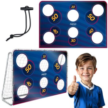 Neo-Sport futbolo vartų taikinio tinklas, 215 x 150 cm