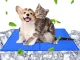 Waterproof Cooling Gel Mat for Dogs and Cats 50x90cm, Blue