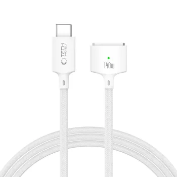 Tech-Protect MMC01 Ultraboost USB-C to MagSafe 3 Cable 140W 200cm - White