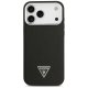 Guess Grained Triangle Logo MagSafe Phone Case Cover iPhone 17 Pro - black