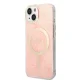 Guess GUBPP14SH4EACSP dėklo ir įkroviklio rinkinys iPhone 14, rožinis