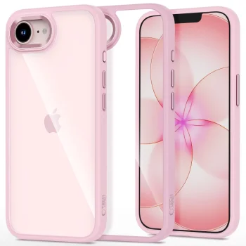 Tech-Protect Magmat dėklas iPhone 16e / 17e, Transparent Pink