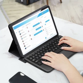 Dux Ducis TK Series Bluetooth klaviatūros dėklas, skirtas Samsung Tab S6 Lite, juodas