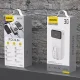 Dudao K15MAX 30000mAh PD 22.5W Powerbank with Built-in Cables - White