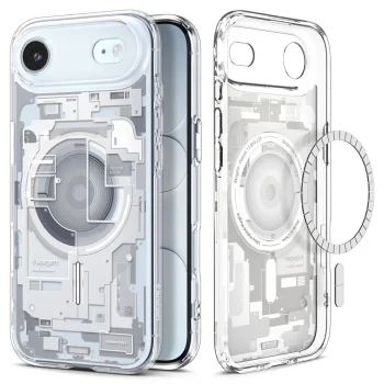 Spigen Ultra Hybrid Mag Zero One dėklas, skirtas iPhone 17 / 17 Air, baltas