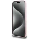 Karl Lagerfeld dėklas, skirtas iPhone 14 Pro Max Silicone KC Body Ring MagSafe, rožinis