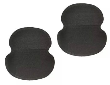 Underarm Sweat Pads for Clothing Sweat Protection 1 Pair, black