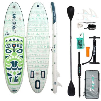 Pripučiama irklentė FunWater SUPFW05D Tiki 3.2m, žalia