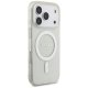 Guess IML Glitter Pearl Strap MagSafe Phone Case Cover iPhone 17 Pro Max - Transparent